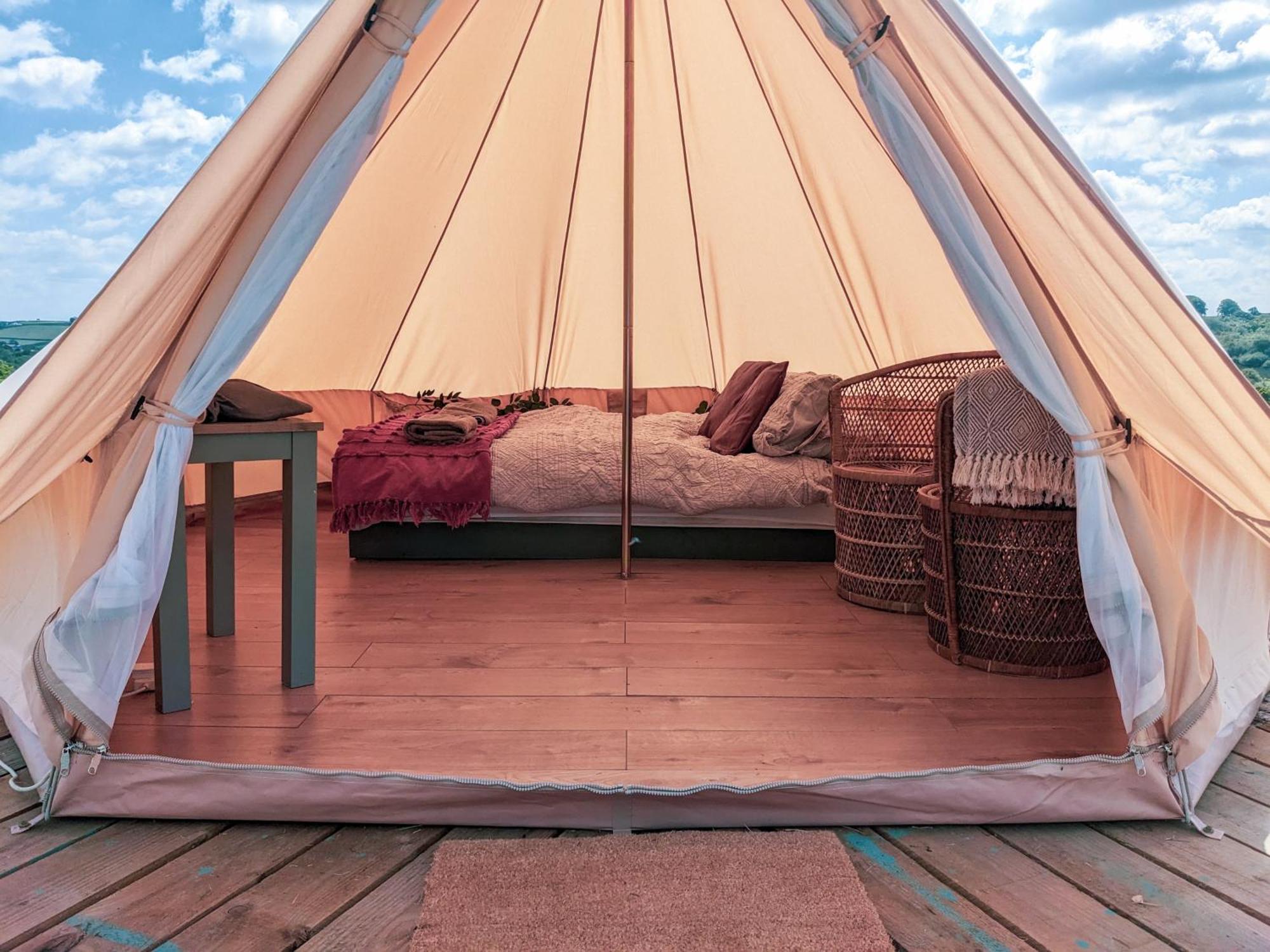 Immaculate Bell Tent Retreat North Devon 比迪福德 外观 照片